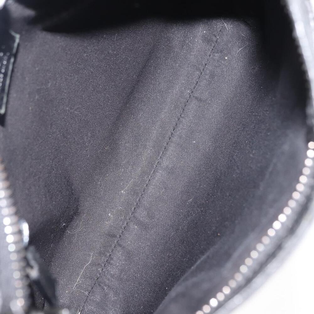 GUCCI GG Canvas Shoulder Bag Black Silver 122793 Auth 146012 - Picture 11 of 16